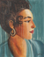 „Femme Fetale“ – signiertes ungedehntes impressionistisches Gemälde einer Frau
