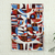 Gestickter Wandteppich – Wandteppich mit abstraktem Vogelmotiv, handgestickt in Indien