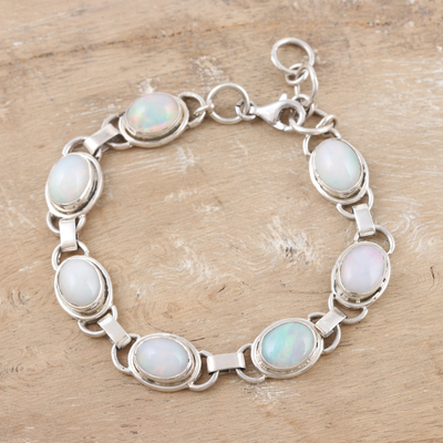 Opal Bracelet, Opal, Bead Bracelet, Opal Beaded Bracelet, Gift, Gift for  Women, Gift for Her, Opal Rondelle, Beaded Bracelets, Opal 3mm Code- WAR6528