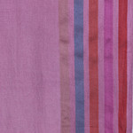Silk shawl, 'Mauve Charm' - Indian Handloomed Striped Silk Shawl in Mauve