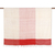 Silk throw blanket, 'Red Harmony' - Red Ivory Beige 100% Silk Throw Blanket Hand-Woven in India