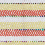 Cotton throw blanket, 'Fusion' - Striped Yellow Cotton Throw Blanket Hand-Woven in India