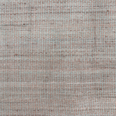 Überwurfdecke aus Seide - Taupe-türkisfarbene Überwurfdecke aus 100 % Seide, handgewebt in Indien