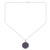 Lapis lazuli pendant necklace, 'Precious Truth' - Lapis Lazuli and Sterling Silver Pendant Necklace