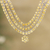 Rhodium-plated citrine pendant necklace, 'Yellow Queen' - Rhodium-Plated Citrine Pendant Necklace from India (image 2) thumbail