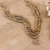 Rhodium-plated citrine pendant necklace, 'Yellow Queen' - Rhodium-Plated Citrine Pendant Necklace from India (image 2b) thumbail