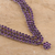 Rhodium-plated amethyst pendant necklace, 'Amethyst Queen' - Rhodium-Plated Amethyst Pendant Necklace from India (image 2c) thumbail