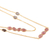 Gold-plated long quartz station necklace, 'Gleaming Fusion' - Quartz and Moonstone 18k Gold-plated Long Station Necklace (image 2e) thumbail