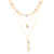 Gold-plated multi-gemstone pendant necklace, 'Classical Beauty' - 18k Gold-plated Multi-gemstone Pendant Necklace from India (image 2d) thumbail