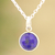 Lapis lazuli pendant necklace, 'Swing Low in Blue' - Lapis Lazuli & Sterling Silver Pendant Necklace from India (image 2b) thumbail