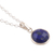 Lapis lazuli pendant necklace, 'Swing Low in Blue' - Lapis Lazuli & Sterling Silver Pendant Necklace from India (image 2c) thumbail