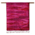 Tie-dyed wool shawl, 'Fuchsia Calm' - Shibori Tye-Dye Wool Fuchsia Shawl with Fringes (image 2b) thumbail