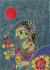Madhubani painting, 'Conversation with Nature' - Madhubani Painting of Woman on Handmade Paper from India
