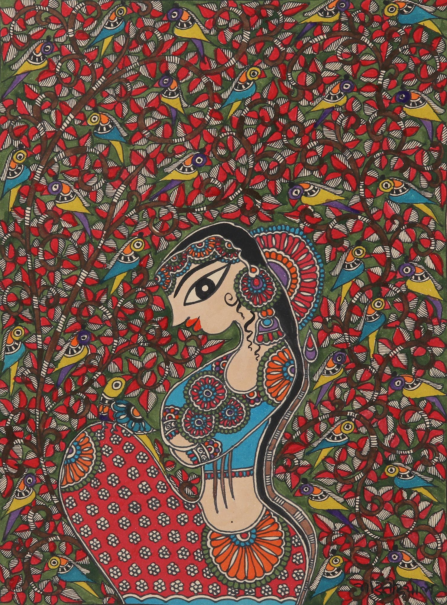 bharti dayal madhubani paintings