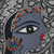 Madhubani-Gemälde - Frau Madhubani Malerei auf handgeschöpftem Papier aus Indien