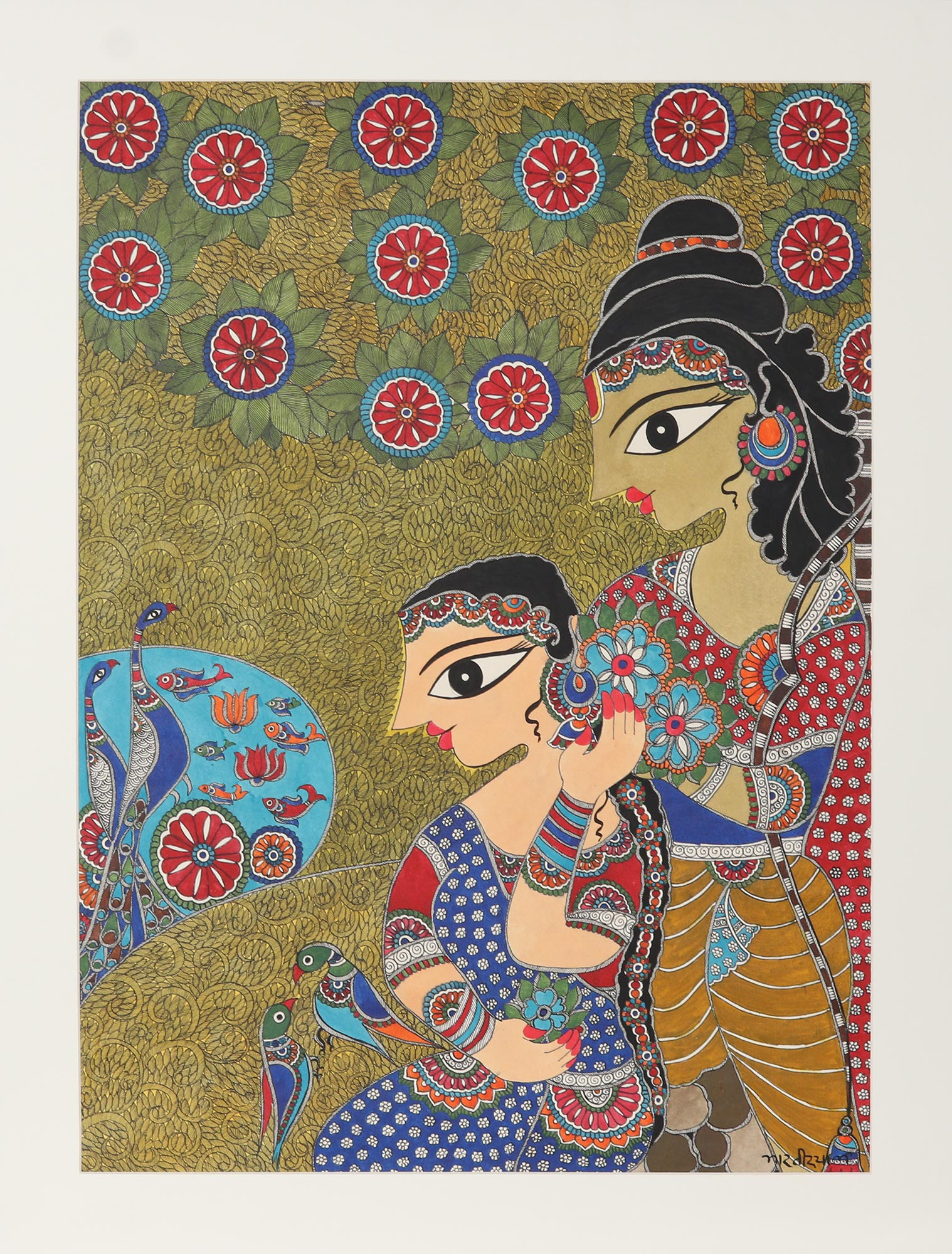 ramayana in madhubani painting