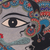 'Soulmate - Radha Krishna' (2021) - Dios y diosa del amor Pintura estilo Madhubani de la India