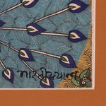 World peace painting, 'Peaceful Love of Radha Krishna' (2021) - World Peace Project Madhubani Style Painting from India