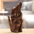 Escultura de madera recuperada - Escultura abstracta elaborada con madera de sal recuperada