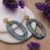 Brass dangle earrings, 'Creative Triumph' - Bold Brass Dangle Earrings