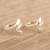 Sterling silver wrap rings, 'Snake Delight' (pair) - Pair of Sterling Silver Wrap Rings with Snakes (image 2) thumbail