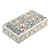 Papier mache decorative box, 'Kashmir Vines' - Hand-Painted Papier Mache on Wood Decorative Box from India