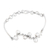Cultured pearl pendant bracelet, 'Pearly Berries' - Sterling Silver Pendant Bracelet with Cultured Pearls