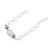 Rainbow moonstone and amethyst pendant bracelet, 'Lilac Style' - Rainbow Moonstone and Amethyst Pendant Bracelet