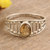 Citrine cocktail ring, 'Sunny Appeal' - Citrine and Sterling Silver Cocktail Ring Crafted in India (image 2) thumbail