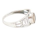 Citrine cocktail ring, 'Sunny Appeal' - Citrine and Sterling Silver Cocktail Ring Crafted in India