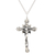 Sterling silver pendant necklace, 'Blessed Sacrifice' - Sterling Silver Pendant Necklace with Christian Cross (image 2c) thumbail