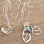 Labradorite pendant necklace, 'Protection Fairy' - Sterling Silver Pendant Necklace with Natural Labradorite (image 2b) thumbail