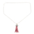 Multi-gemstone pendant necklace, 'Peaceful Unity' - World Peace Project Symbolic Pendant Necklace from India