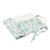 Cotton roll pencil case, 'Leafy Friends' - Cotton Roll Pencil Case with Hand-Block Printed Leafy Design