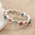 Tourmaline band ring, 'Creativity Candies' - Tourmaline Band Ring Crafted from Sterling Silver in India (image 2) thumbail