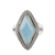 Chalcedony single stone ring, 'Blue Diamond' - Sterling Silver Blue Chalcedony Faceted Single Stone Ring