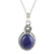 Lapis lazuli pendant necklace, 'Royal Flare' - Exquisite Sterling Silver Pendant Necklace with Lapis Lazuli (image 2c) thumbail