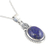 Lapis lazuli pendant necklace, 'Royal Flare' - Exquisite Sterling Silver Pendant Necklace with Lapis Lazuli (image 2d) thumbail