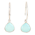 Chalcedony dangle earrings, 'Drop Dead Gorgeous' - Sterling Silver Dangle Earrings with Chalcedony Gemstones thumbail