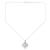 Cultured pearl pendant necklace, 'Pure Elegance' - Cultured Pearl Sterling Silver Celtic Star Pendant Necklace (image 2d) thumbail