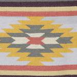 Wool area rug, 'Home Diamonds' (3x5) - Handloomed Brown Wool Area Rug with Geometric Motifs (3x5)