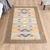 Wool area rug, 'Geometric Paths' (3x5) - Handloomed Wool Area Rug with Multicolor Pattern (3x5) (image 2b) thumbail