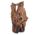 Escultura de madera recuperada - Escultura de madera de teca ecológica tallada a mano de la India