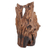 Reclaimed wood sculpture, 'Mystic Silhouettes' - Hand-Carved Eco-Friendly Teak Wood Sculpture from India