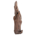Reclaimed wood sculpture, 'Friendship Bond' - Hand-Carved Reclaimed Teak Wood Sculpture in Brown Hue