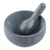 Soapstone mortar and pestle, 'Cooking Time' - Mortar and Pestle Handmade from Natural Soapstone in India