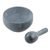 Soapstone mortar and pestle, 'Cooking Time' - Mortar and Pestle Handmade from Natural Soapstone in India