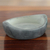 Soapstone bottle coaster, 'Grey Display' - Bottle Coaster Handcrafted from Natural Soapstone in India thumbail