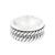 Sterling silver band ring, 'Braided Fate' - Sterling Silver Band Ring with Polished Braided Design