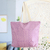 Tragetasche aus Baumwolle mit Blockdruck - Baumwoll-Einkaufstasche mit modernem Blockdruck-Design in Lila